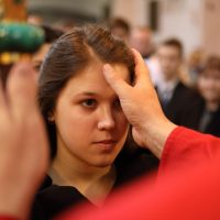 3. Biřmování z rukou otce biskupa Vlastimila Kročila