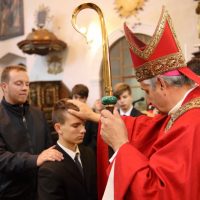 6. Biřmování z rukou otce biskupa Vlastimila Kročila