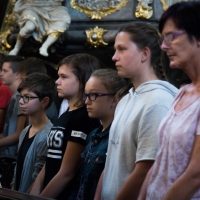 1. Mše svatá k ukončení školního roku Biskupského gymnázia