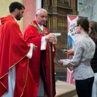9. Mše svatá k ukončení školního roku Biskupského gymnázia