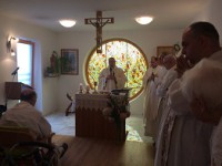V charitním domově uctili sv. Františka