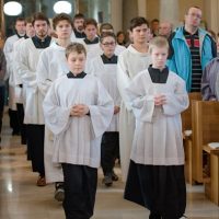 1. Velkopáteční liturgie v katedrále sv. Mikuláše