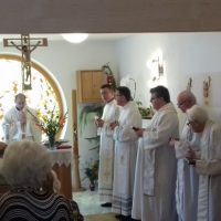 1. Mše svatá a setkání kněží – Domov sv. Františka