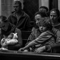 9. Biřmování z rukou otce biskupa Vlastimila Kročila