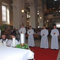 10. Jáhenské svěcení Stanislava Brožky, Jana Hambergera, Petra Hovorky a Josefa Prokeše