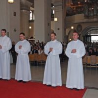 11. Jáhenské svěcení Stanislava Brožky, Jana Hambergera, Petra Hovorky a Josefa Prokeše