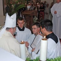 14. Jáhenské svěcení Stanislava Brožky, Jana Hambergera, Petra Hovorky a Josefa Prokeše