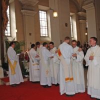 32. Jáhenské svěcení Stanislava Brožky, Jana Hambergera, Petra Hovorky a Josefa Prokeše