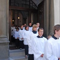 50. Jáhenské svěcení Stanislava Brožky, Jana Hambergera, Petra Hovorky a Josefa Prokeše