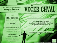 Večer chval ve studentském kostele Svaté Rodiny