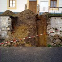 18. Revitalizace děkanského kostela Povýšení svatého Kříže  Veselí nad Lužnicí – během stavby