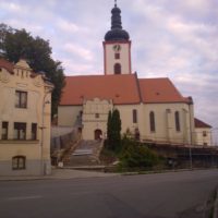 2. Revitalizace děkanského kostela Povýšení svatého Kříže  Veselí nad Lužnicí – během stavby