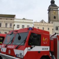 8. Fotografie z žehnání hasičské techniky