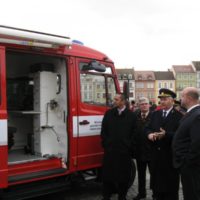 9. Fotografie z žehnání hasičské techniky