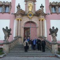 2. Setkání bohoslovců s biskupem Jiřím a Pavlem na Svaté Hoře u Příbrami