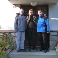 7. Setkání bohoslovců s biskupem Jiřím a Pavlem na Svaté Hoře u Příbrami