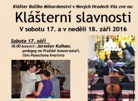 Klášterní slavnosti v Nových Hradech