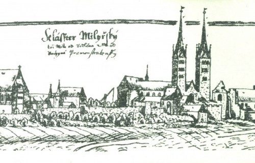 Milevský klášter v březnu 2018
