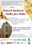 Benefiční koncert duchovní hudby pro Afriku