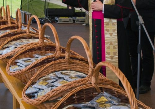 Liturgie žehnání slatiny v třeboňských lázních 1