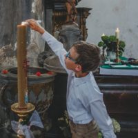 Křest a první svaté přijímání v Blatné