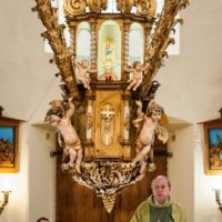 2. Lomec, mše svatá na poutním místě s biskupem Pavlem Posádem