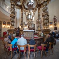 3. Lomec, mše svatá s biskupem Václavem Malým