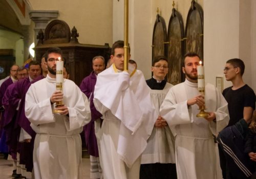 Popeleční středa v katedrále sv. Mikuláše 1