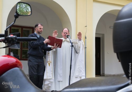 Žehnání motorek v Třeboni 4