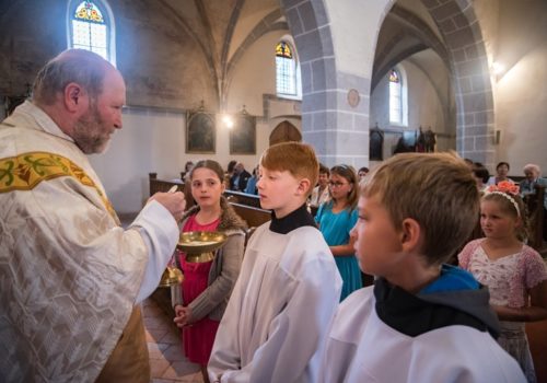 Křest a první svaté přijímání v Nepomuku 2