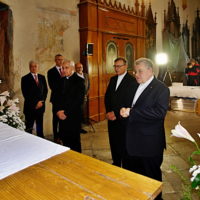 6. Vyzvednutí ostatků bl. Jindřicha Libraria