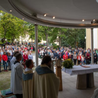 Poutní mše svatá v Lomci