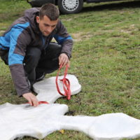 8. Umístění kříže na kostel ve Veselí nad Lužnicí