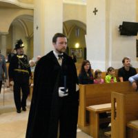 7. Mše svatá a žehnání praporu 91. českobudějovického pěšího pluku
