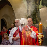 2. Udílení biřmování v Pelhřimově