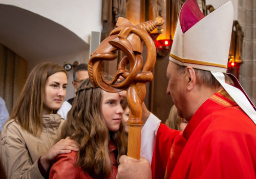 Udílení biřmování v Pelhřimově 4