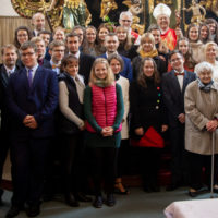 1. Udílení biřmování v Pelhřimově