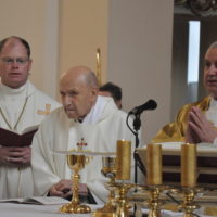 12. Mše svatá na poděkování za 90 let Mons. V. Kulhánka