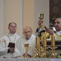 16. Mše svatá na poděkování za 90 let Mons. V. Kulhánka