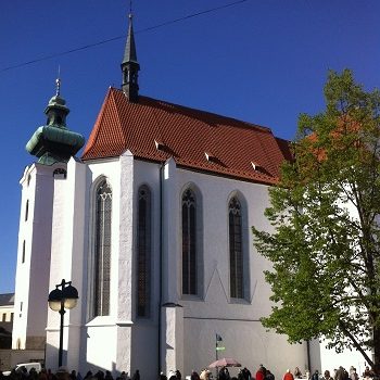 Otevření klášterního kostela Obětování Panny Marie v ČB