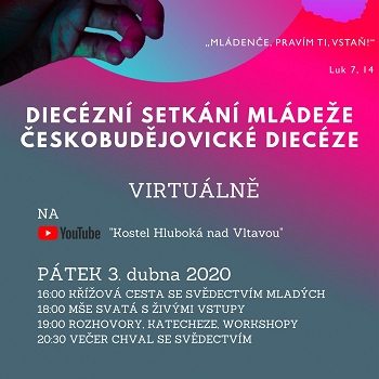 POZOR ZMĚNY! – Diecézní setkání mládeže 2020 bude jen v online verzi