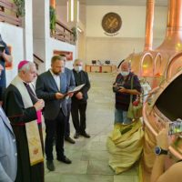 3. Žehnání ležáku ve varně pivovaru Budějovický Budvar