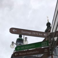 Budějovice jsou na trase Svatojakubské cesty (Camino de Santiago)