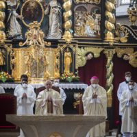 1. Prachatice: obřad otevření kostela sv. Jakuba po rekonstrukci