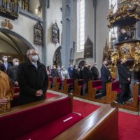 25. Prachatice: obřad otevření kostela sv. Jakuba po rekonstrukci