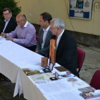 11. Uložení časové schránky na věž kostela sv. Vojtěcha