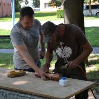 15. Uložení časové schránky na věž kostela sv. Vojtěcha