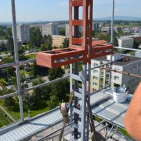 17. Uložení časové schránky na věž kostela sv. Vojtěcha