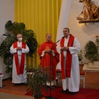 1. PRVNÍ ROZSVÍCENÍ VĚŽE A VĚŽNÍCH HODIN NA KOSTELE SV. VOJTĚCHA V Č. BUDĚJOVICÍCH