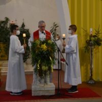 4. PRVNÍ ROZSVÍCENÍ VĚŽE A VĚŽNÍCH HODIN NA KOSTELE SV. VOJTĚCHA V Č. BUDĚJOVICÍCH